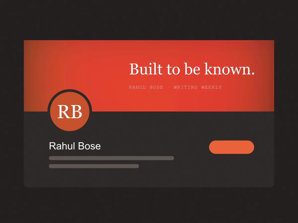 Rahul Bose's profile after the project